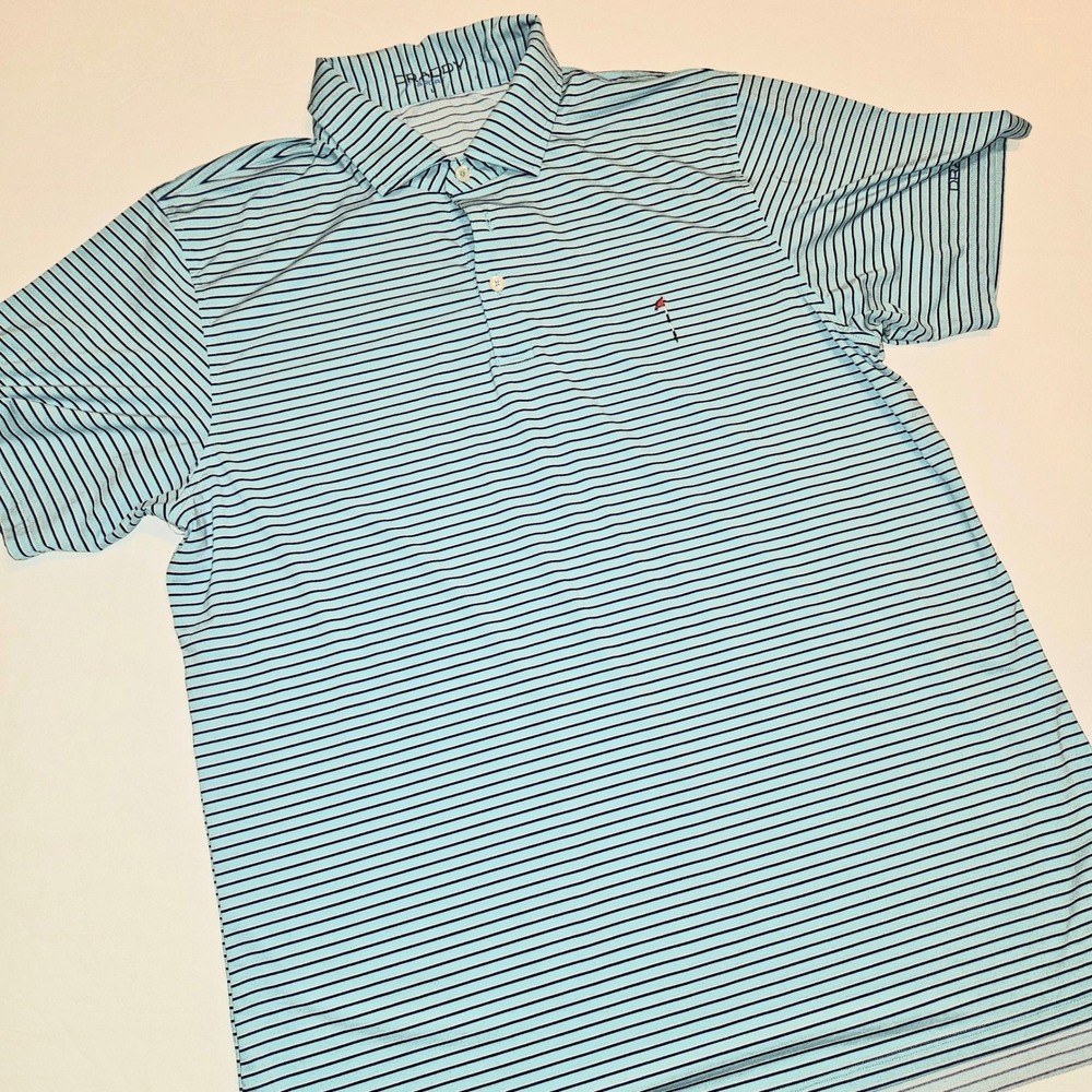 B Draddy Performance Golf Polo Shirt~Large~EUC